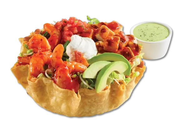 Chicken-and-Shrimp-Tostada-Salad